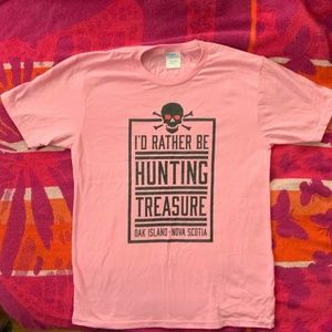 Oak Island Girl Pink Shirt Size L Treasure Hunting or Women XS Canada